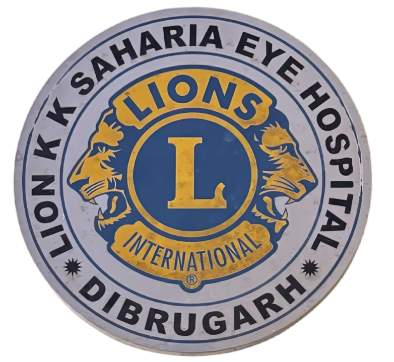 Lion KK Saharia Eye Hospital Logo
